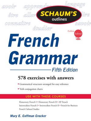 cover image of French Grammar